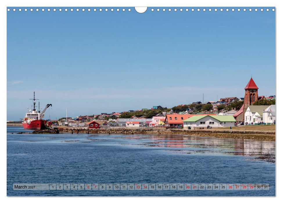 In the Falkland Islands (CALVENDO Monthly Calendar 2027)