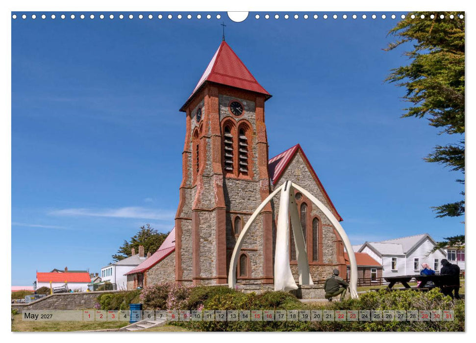In the Falkland Islands (CALVENDO Monthly Calendar 2027)
