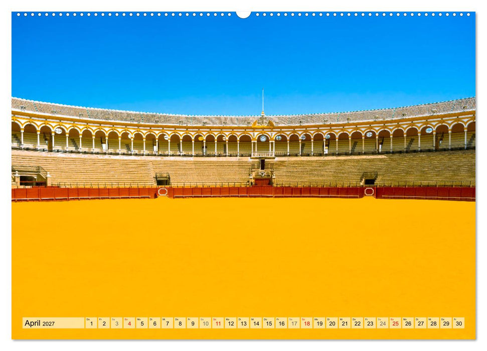 Zauberhaftes Südspanien: Malaga - Sevilla - Granada - Ronda - Antequera (CALVENDO Premium Wandkalender 2027)