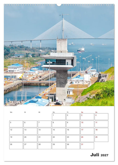 Reise durch Mittelamerika - Urlaubsplaner (CALVENDO Premium Wandkalender 2027)
