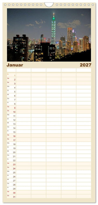 Taiwan – Entdeckungsreise durch eine verborgene Perle (CALVENDO Familienplaner 2027)