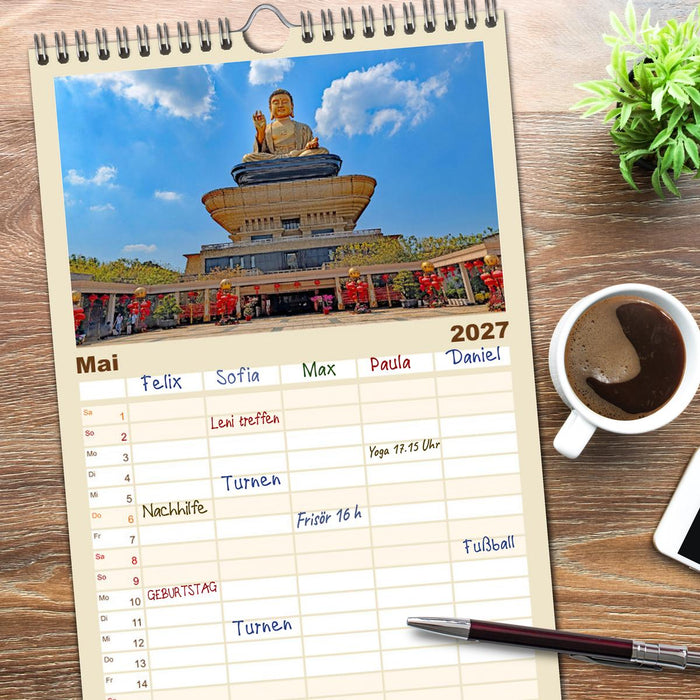 Taiwan – Entdeckungsreise durch eine verborgene Perle (CALVENDO Familienplaner 2027)