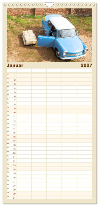 Der Stolz vergangener Zeiten (CALVENDO Familienplaner 2027)