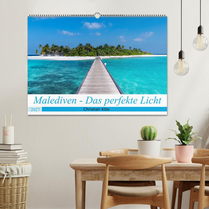 Malediven - Das perfekte Licht (CALVENDO Wandkalender 2027)