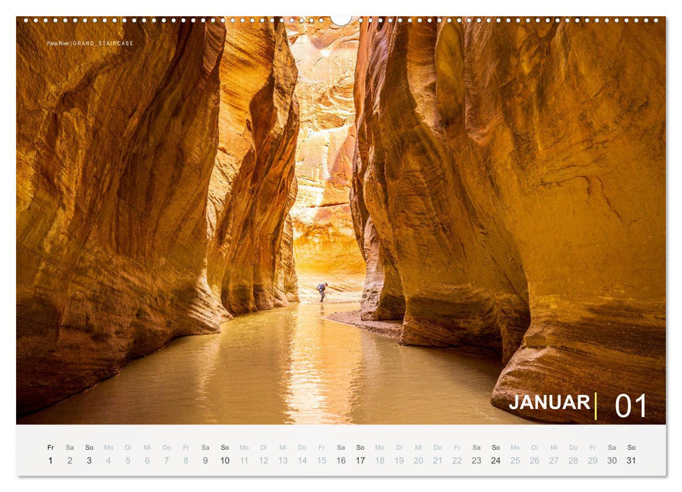 Wunderbare Wanderungen im Südwesten der USA (CALVENDO Premium Wandkalender 2027)