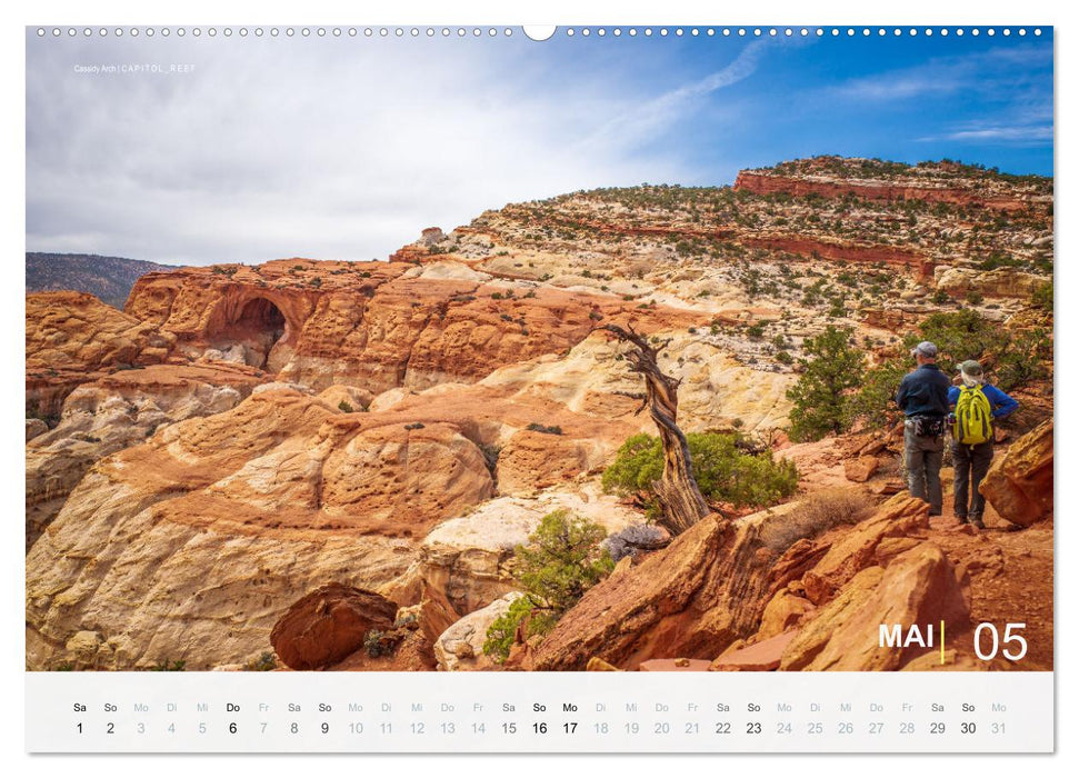 Wunderbare Wanderungen im Südwesten der USA (CALVENDO Premium Wandkalender 2027)