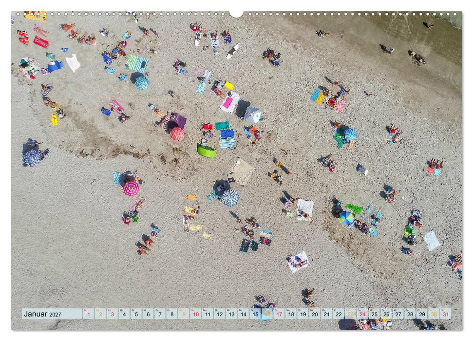 Strand im Blick der Drohne (CALVENDO Wandkalender 2027)
