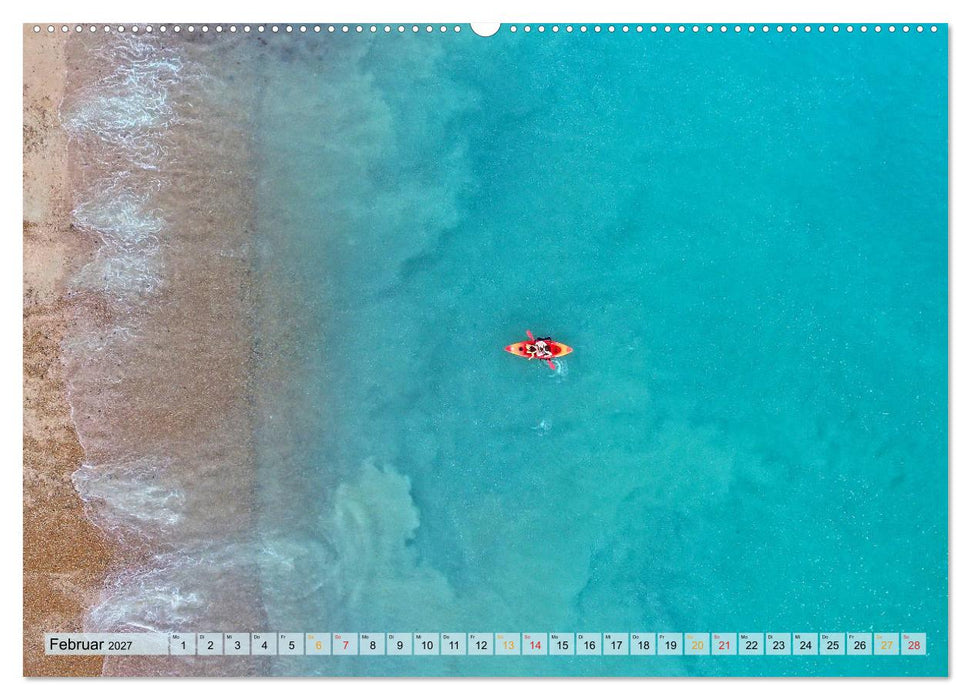 Strand im Blick der Drohne (CALVENDO Wandkalender 2027)