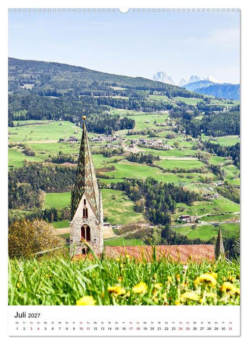 Süd-Tirol in stimmungsvollen Bildern (CALVENDO Premium Wandkalender 2027)