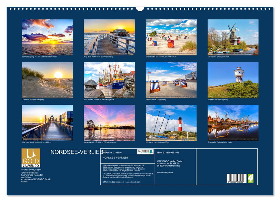 NORDSEE-VERLIEBT (CALVENDO Wandkalender 2027)