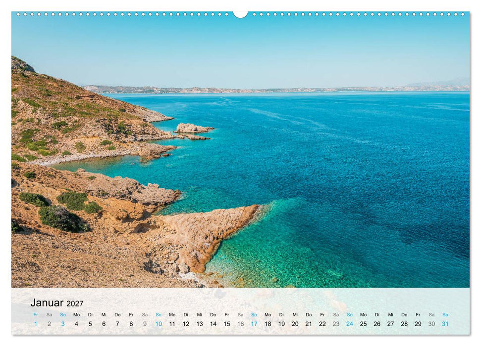 Insel Kos - Badeparadies der Südägäis (CALVENDO Wandkalender 2027)