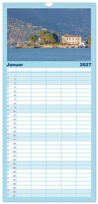 Como und der Comer See (CALVENDO Familienplaner 2027)