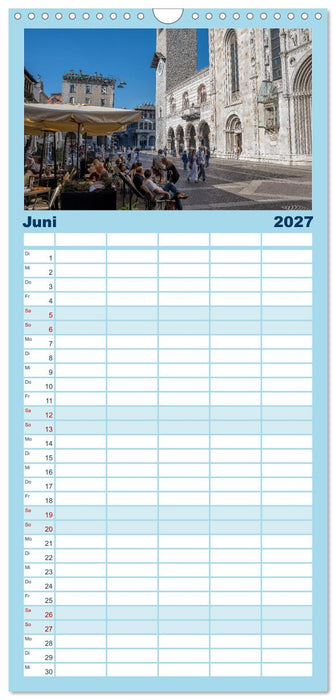 Como und der Comer See (CALVENDO Familienplaner 2027)