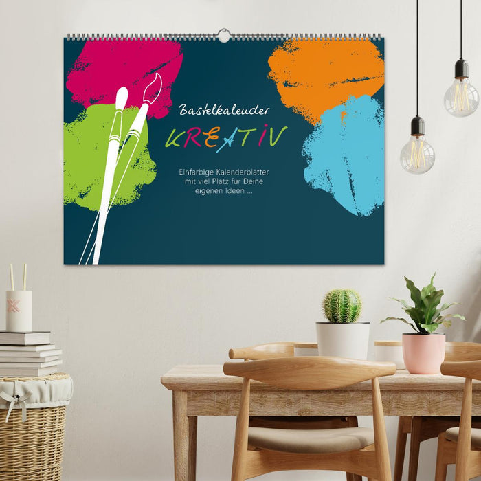 Bastelkalender KREATIV (CALVENDO Wandkalender 2027)