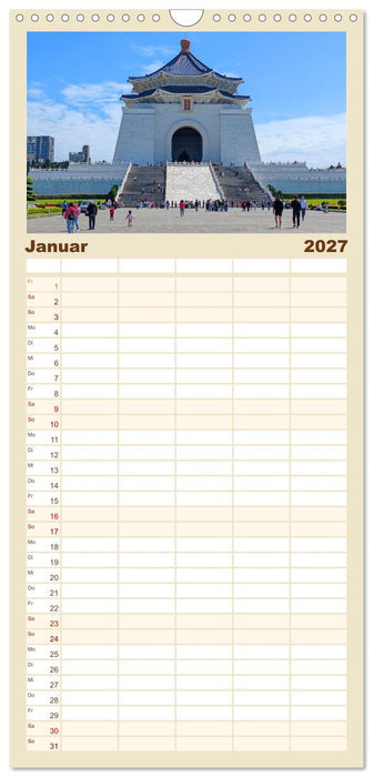 Taipeh – Tradition trifft Moderne (CALVENDO Familienplaner 2027)
