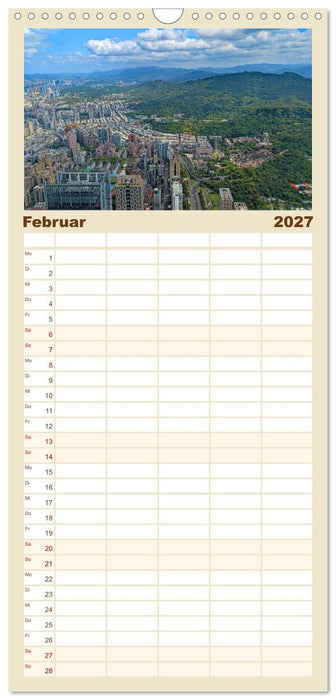 Taipeh – Tradition trifft Moderne (CALVENDO Familienplaner 2027)