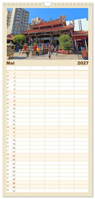Taipeh – Tradition trifft Moderne (CALVENDO Familienplaner 2027)