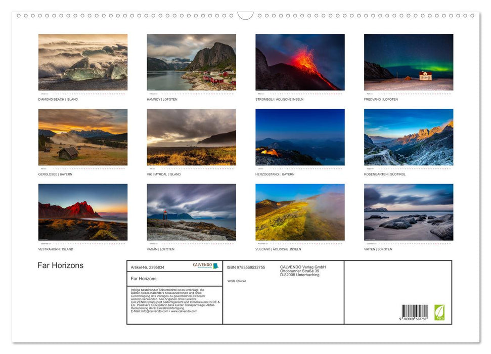 Far Horizons (CALVENDO Wandkalender 2027)