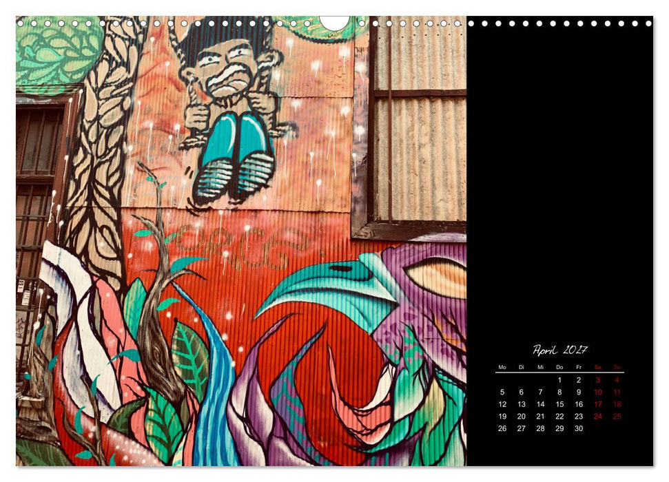 Valparaiso Streetart (CALVENDO Wandkalender 2027)