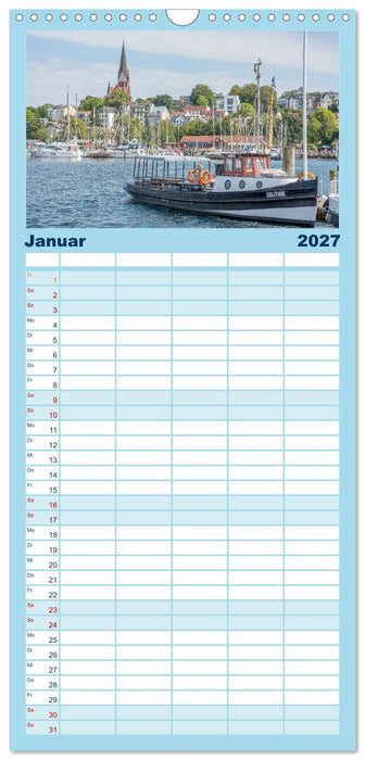 Flensburg maritim (CALVENDO Familienplaner 2027)
