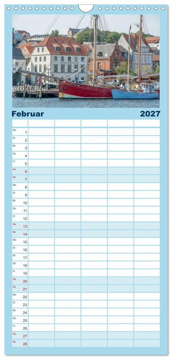 Flensburg maritim (CALVENDO Familienplaner 2027)