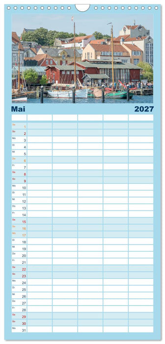 Flensburg maritim (CALVENDO Familienplaner 2027)
