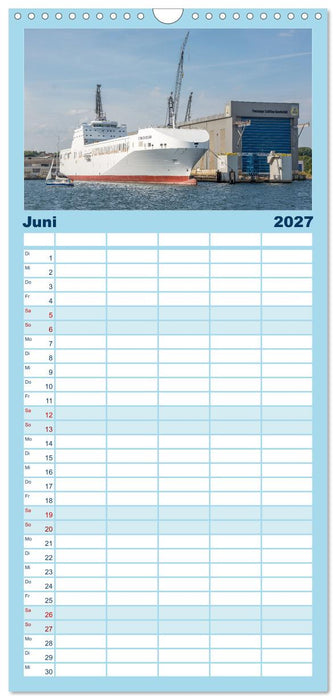 Flensburg maritim (CALVENDO Familienplaner 2027)
