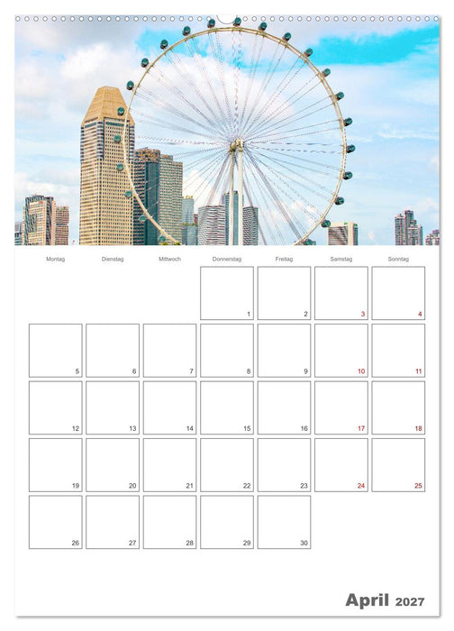 Unterwegs in Singapur (CALVENDO Wandkalender 2027)