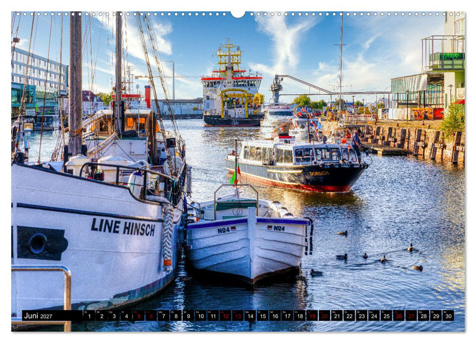 BREMERHAVEN Maritimes in der Seestadt (CALVENDO Wandkalender 2027)