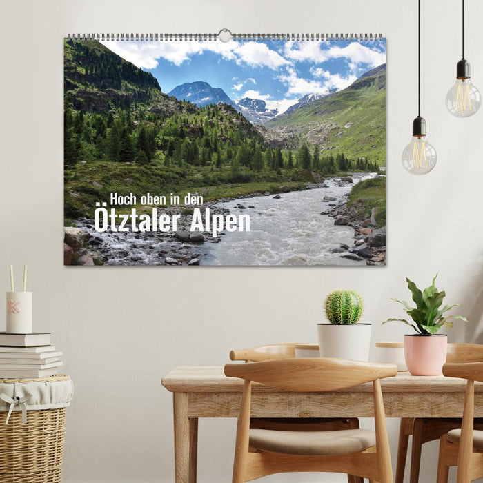 Hoch oben in den Ötztaler Alpen (CALVENDO Wandkalender 2027)