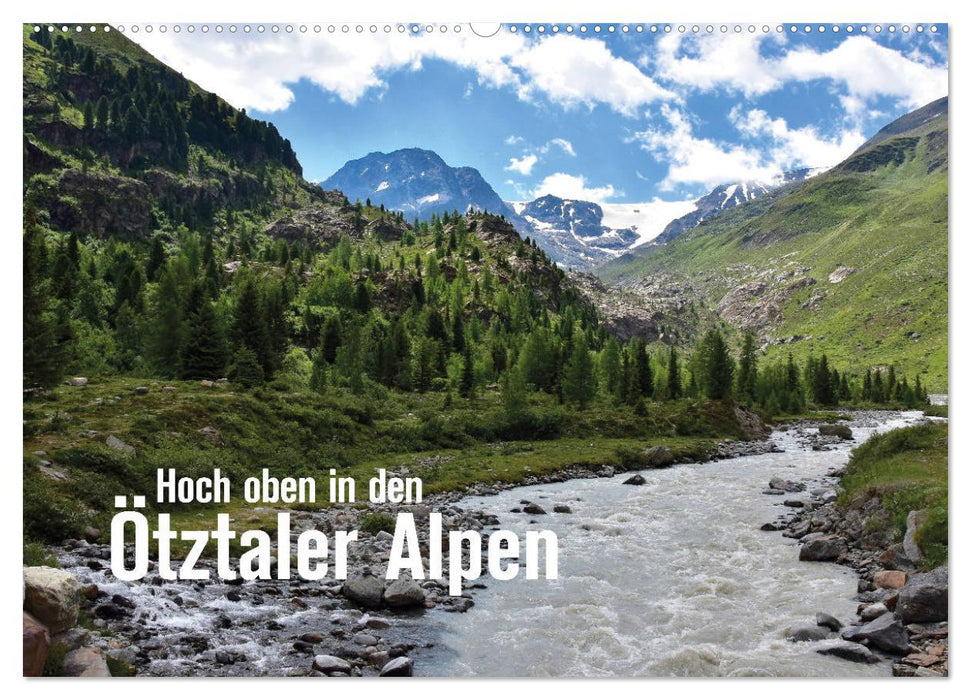 Hoch oben in den Ötztaler Alpen (CALVENDO Wandkalender 2027)