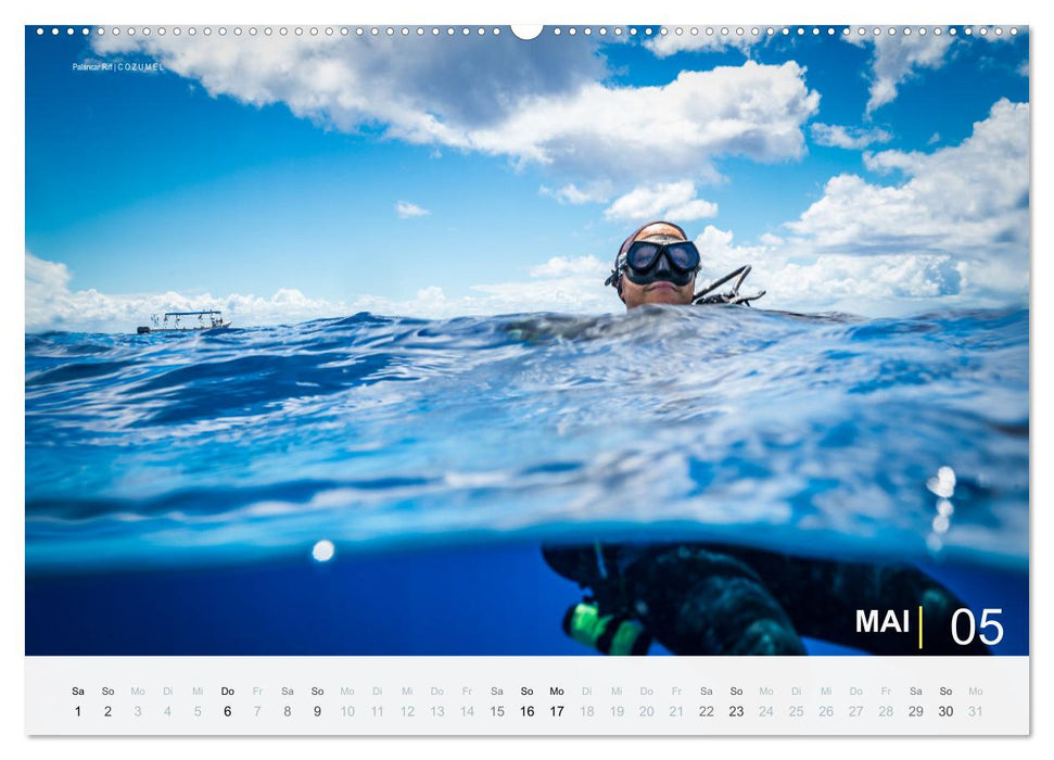 Einfach Tauchen - Wunderbare Tauchplätze und Korallenriffe (CALVENDO Premium Wandkalender 2027)