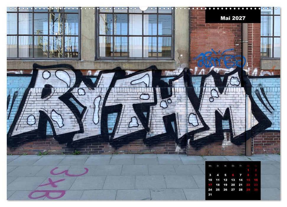 LOVE HAMBURG - GRAFFITI LOVERS (CALVENDO Premium Wandkalender 2027)