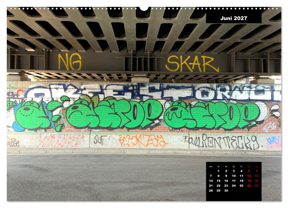 LOVE HAMBURG - GRAFFITI LOVERS (CALVENDO Premium Wandkalender 2027)