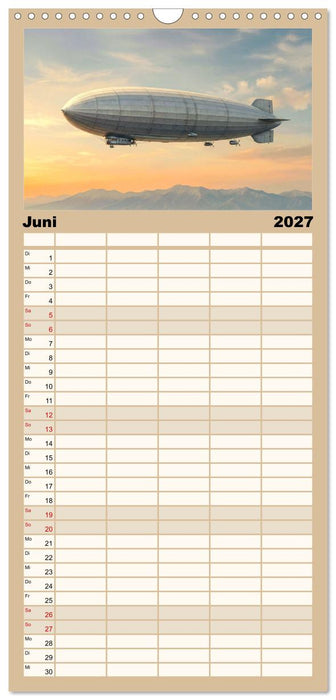 Nostalgisch auf Reisen (CALVENDO Familienplaner 2027)