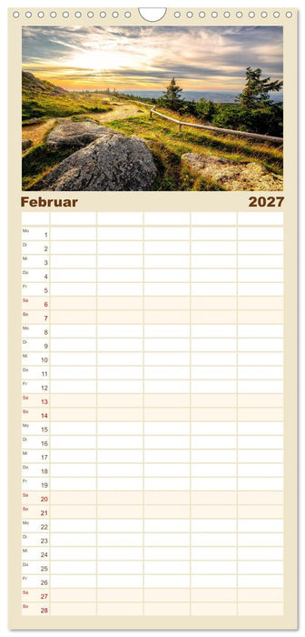 Nationalpark Harz - Mythen, Bergbau und Hexen (CALVENDO Familienplaner 2027)