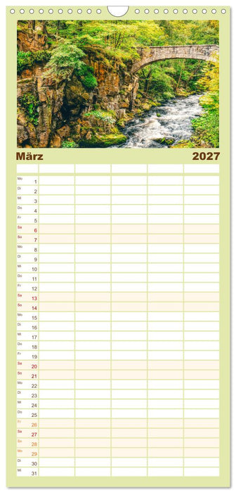 Nationalpark Harz - Mythen, Bergbau und Hexen (CALVENDO Familienplaner 2027)