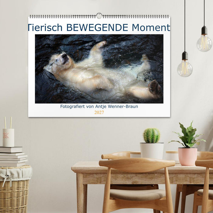 Tierisch BEWEGENDE Momente (CALVENDO Wandkalender 2027)
