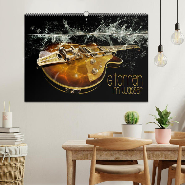 Gitarren im Wasser (CALVENDO Wandkalender 2027)