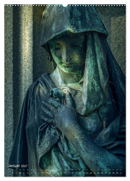 Die stillen Momente im Ohlsdorfer Friedhof (CALVENDO Premium Wandkalender 2027)