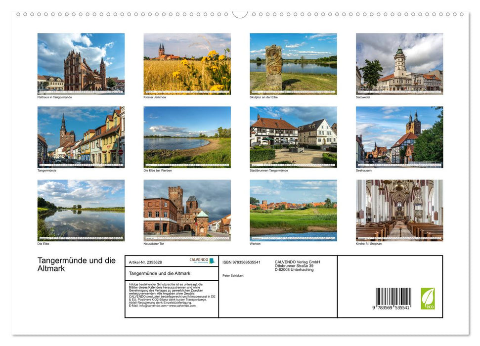 Tangermünde und die Altmark (CALVENDO Premium Wandkalender 2027)