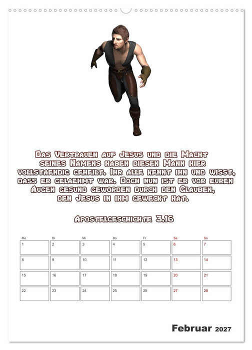 drei.sechzehn - Der Jesus Kalender (CALVENDO Wandkalender 2027)