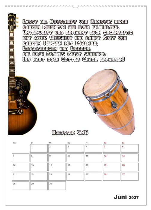 drei.sechzehn - Der Jesus Kalender (CALVENDO Wandkalender 2027)