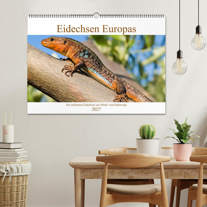 Eidechsen Europas (CALVENDO Wandkalender 2027)