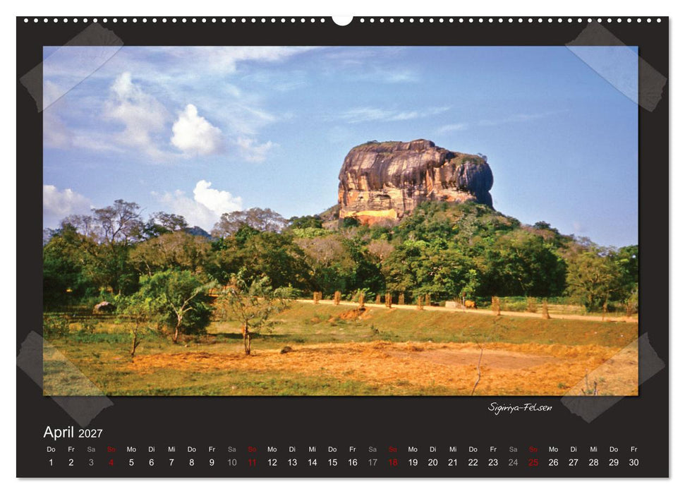 Sri Lanka anno 1986 (CALVENDO Wandkalender 2027)
