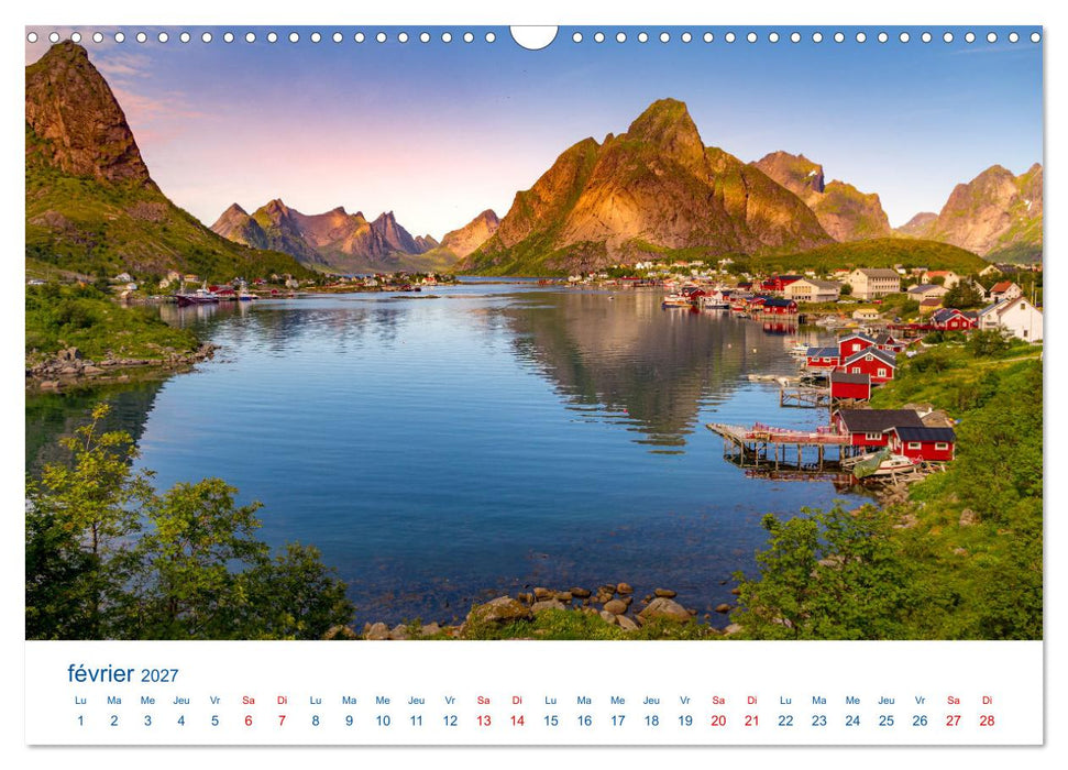 Un été aux Iles Lofoten (CALVENDO Calendrier mensuel 2027)