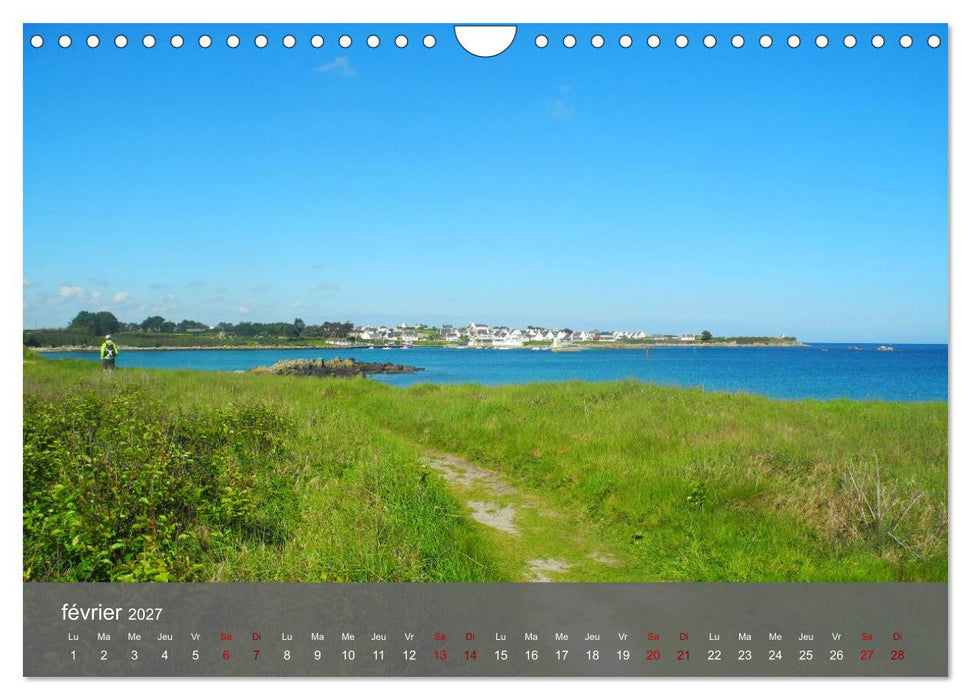 LE SENTIER DES DOUANIERS. Parcourir ce joyau breton. (CALVENDO Calendrier mensuel 2027)