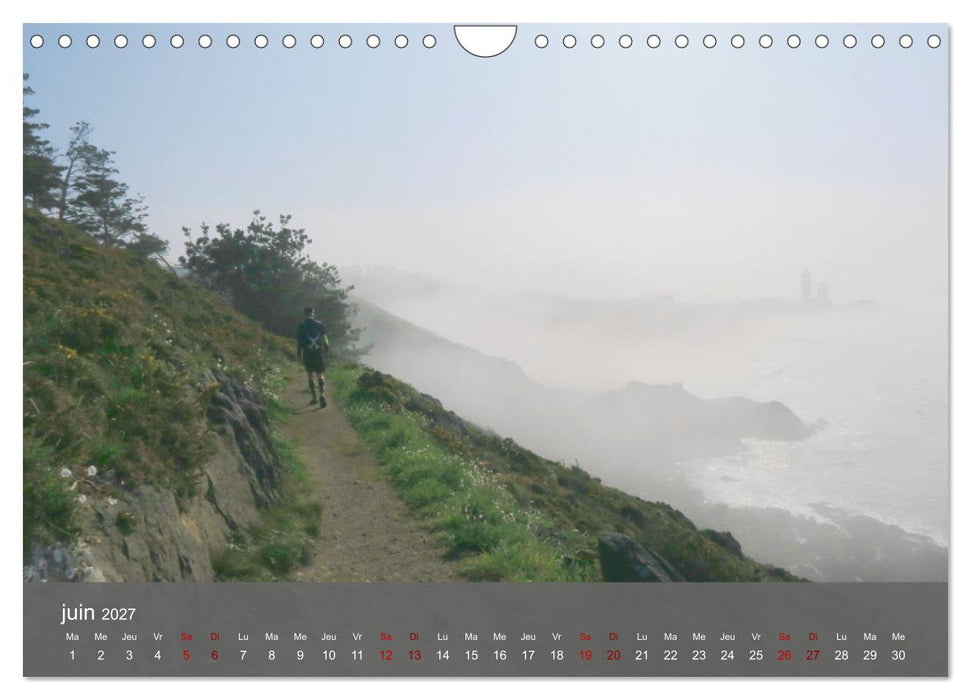 LE SENTIER DES DOUANIERS. Parcourir ce joyau breton. (CALVENDO Calendrier mensuel 2027)