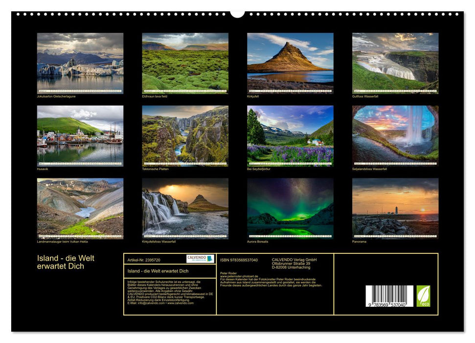 Island - die Welt erwartet Dich (CALVENDO Wandkalender 2027)