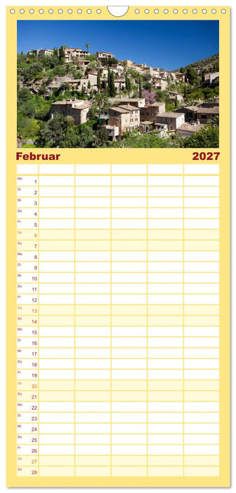 Mallorca - Momente einer Reise (CALVENDO Familienplaner 2027)